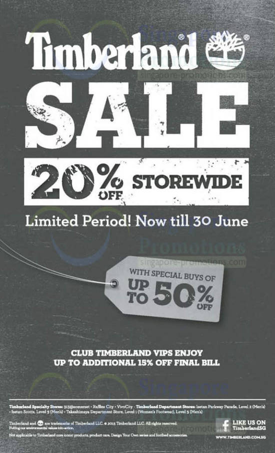 20 Jun Up To 20 Percent Off Storewide, Special Buys Up To 50 Percent Off