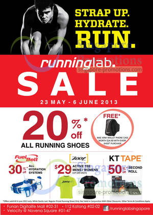 Featured image for (EXPIRED) Running Lab SALE Up To 50% Off 23 May – 6 Jun 2013