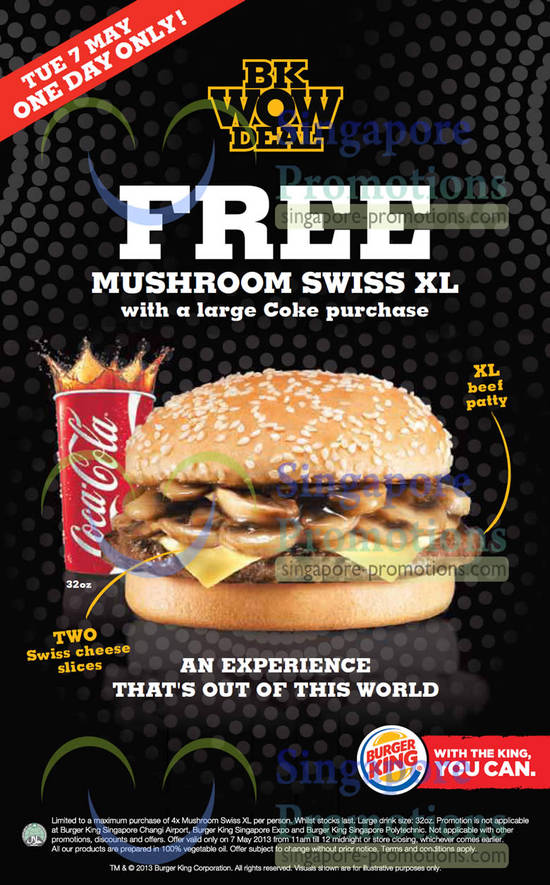 7 May Free Burger TnCs