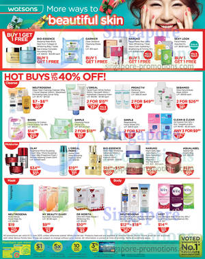 Featured image for (EXPIRED) Watsons Personal Care, Health, Cosmetics & Beauty Offers 30 May – 5 Jun 2013