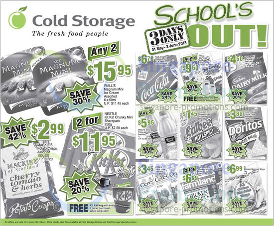 Cold Storage 31 May 2013