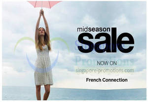 Featured image for (EXPIRED) French Connection (FCUK) Mid Season Sale @ Tangs & Robinsons 21 May 2013