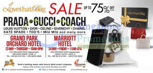 Featured image for (EXPIRED) LovethatBag Branded Handbags Sale Up To 75% Off @ Grand Park Orchard 23 May 2013
