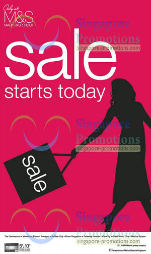 Featured image for (EXPIRED) Marks & Spencer End of Season Sale @ Islandwide 1 May 2013
