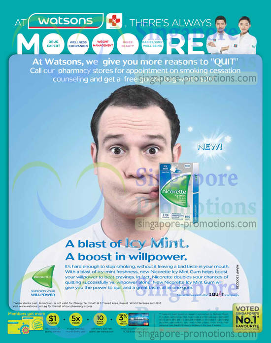 New Nicorette Icy Mint