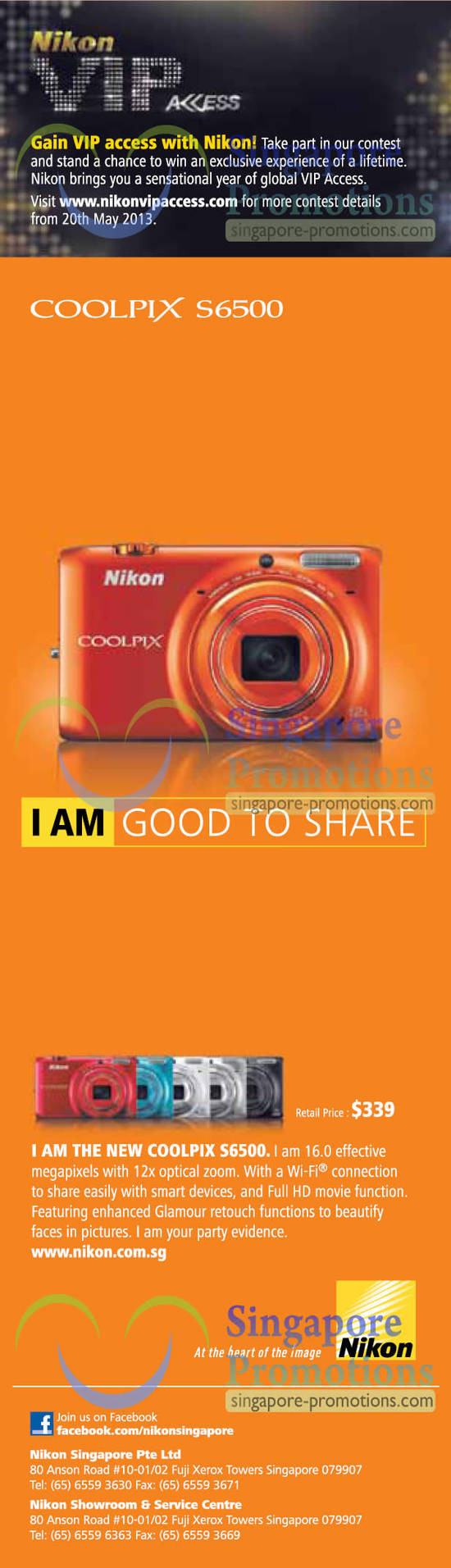 Nikon Coolpix  S6500 17 May 2013