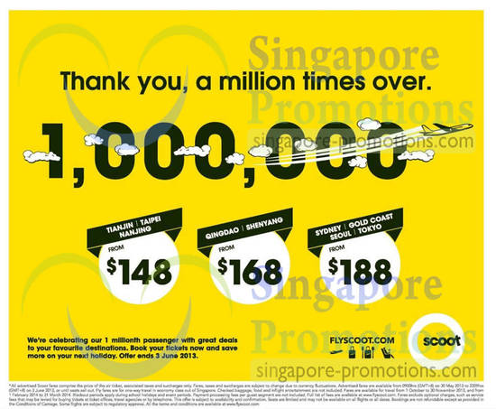 Scoot Airlines 30 May 2013