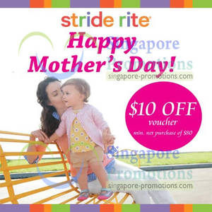 Featured image for (EXPIRED) Stride Rite FREE $10 Voucher With $80 Spend 3 – 12 May 2013