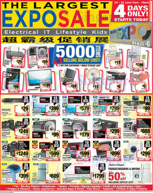 Featured image for (EXPIRED) Courts Largest Expo Sale (5,000 Items Below Cost) @ Singapore Expo 20 – 23 Jun 2013