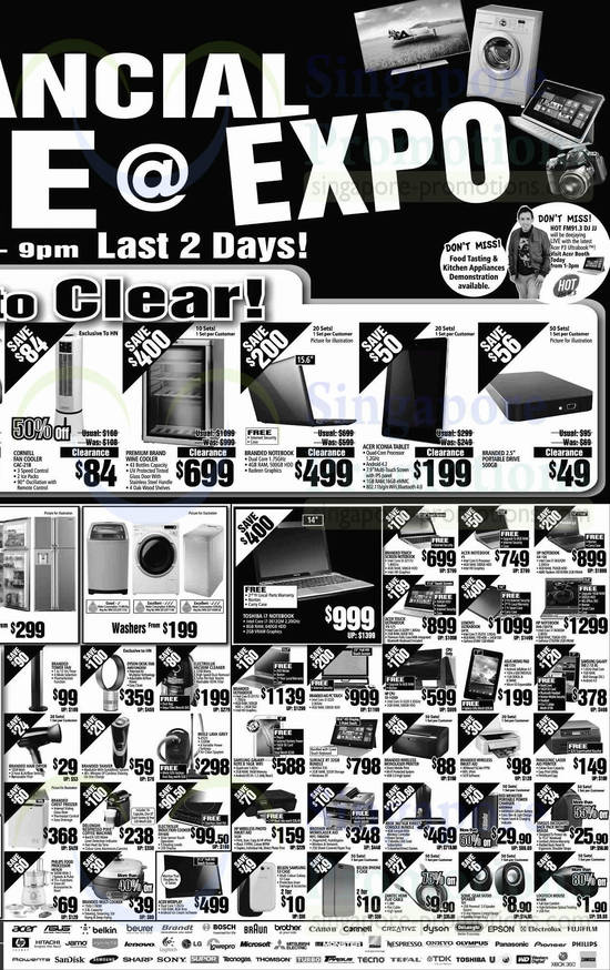 29 Jun Vacuum Cleaner, Induction Cooker, Food Processor, Notebooks, CPU, Tablet, Printers, Game Console, Miele, Electrolux, Philips, Acer