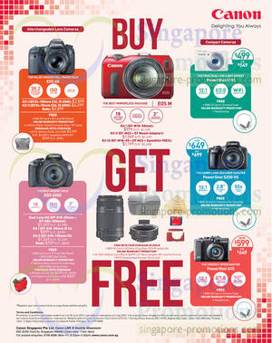 Featured image for (EXPIRED) Canon Digital Camera & DSLR Digital Camera Promo Offers 6 – 30 Jun 2013