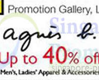 Featured image for (EXPIRED) Isetan Agnes B Up To 40% Off Promo @ Isetan Scotts 14 – 20 Jun 2013