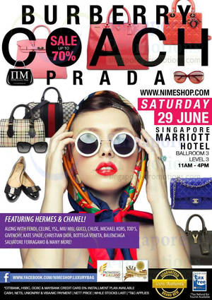 Featured image for (EXPIRED) Nimeshop Branded Handbags Sale Up To 70% Off @ Marriott Hotel 29 Jun 2013