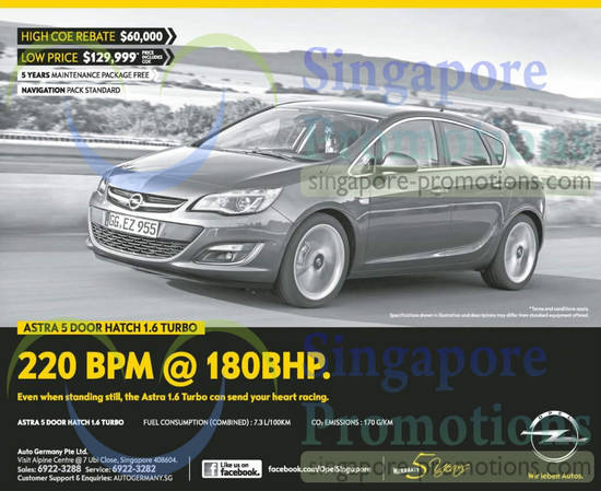 Opel Astra 1 Jun 2013