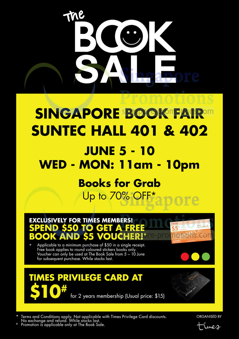 Featured image for Singapore Book Fair @ Suntec Convention Centre 5 - 10 Jun 2013