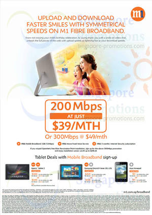 Featured image for (EXPIRED) M1 Smartphones, Tablets & Home/Mobile Broadband Offers 6 – 12 Jul 2013