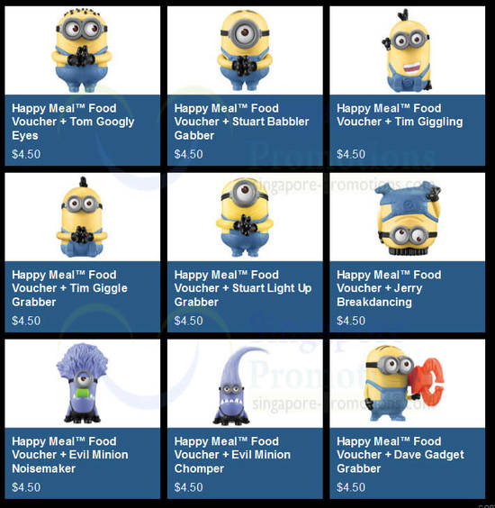 Minions Price List