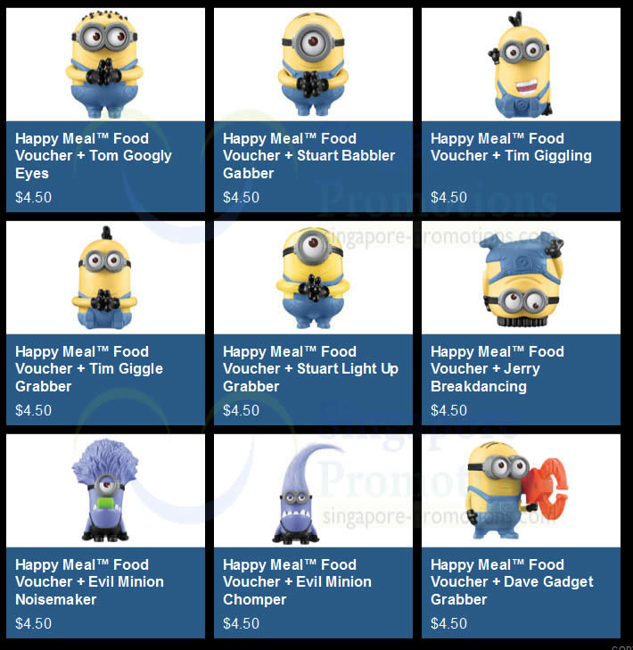 list of minion names and pictures