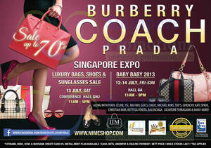 Featured image for (EXPIRED) Nimeshop Branded Handbags Sale Up To 70% Off @ Singapore Expo 13 Jul 2013