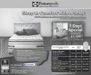 Featured image for Sealy Posturepedic Mattresses Offers 5 Jul 2013