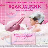 Featured image for (EXPIRED) Underwater World $48 2 Adults & 1 Child Special Family Package 8 – 11 Aug 2013