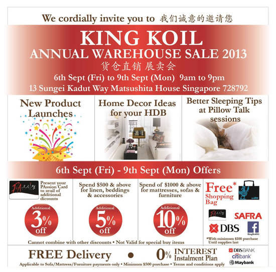 5 Sep New Product Launches, Home Decor Ideas, Passion Card, Additional Discounts