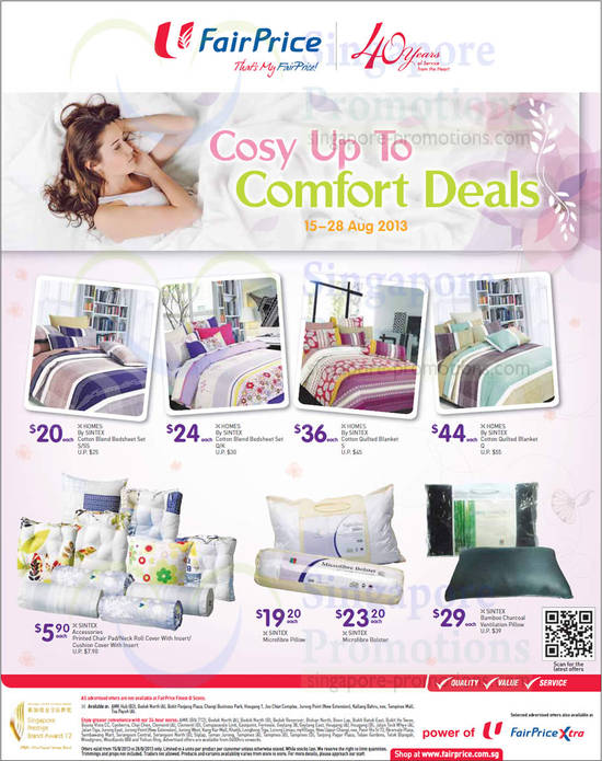 Bedsheet Sets, Cushion Covers, Pillows