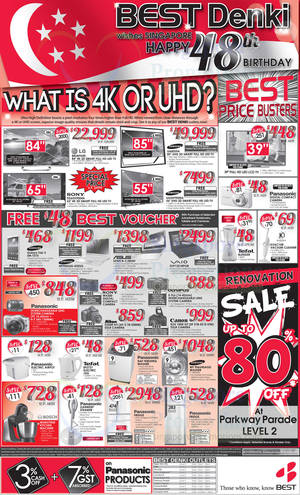 Featured image for (EXPIRED) Best Denki TV, Digital Cameras & Other Electronics Offers 23 – 26 Aug 2013
