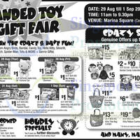 Featured image for (EXPIRED) Branded Toy & Gift Fair @ Marina Square 29 Aug – 1 Sep 2013
