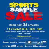 Read more about Royal Sporting House Sports Sample SALE @ Wisma Gulab 1 - 2 Aug 2013