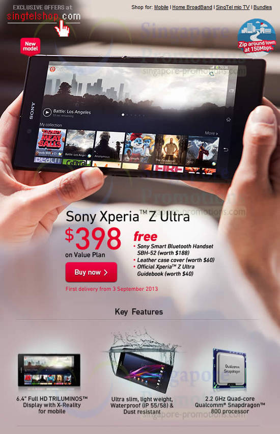 Singtelshop Sony Xperia Z Ultra