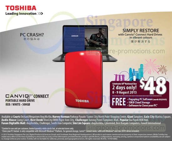 Toshiba 7 Aug 2013