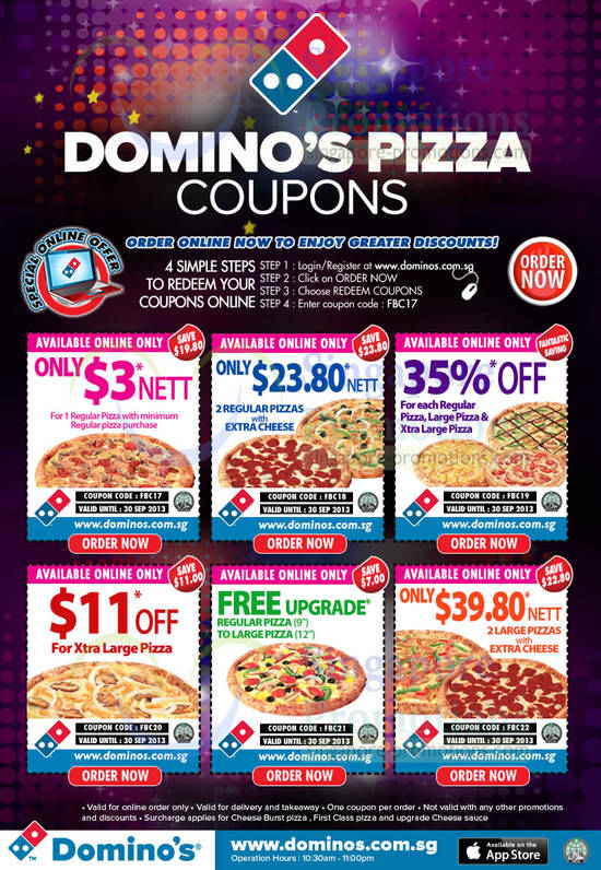 dominos coupon specialty pizza