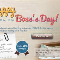Featured image for (EXPIRED) Far East Flora Happy Boss’s Day Promo 23 Sep – 16 Oct 2013