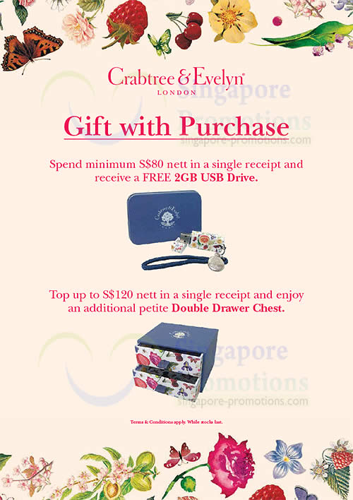 Featured image for Crabtree & Evelyn Gift With Purchase & Purchase With Purchase Offers 12 Sep - 13 Oct 2013