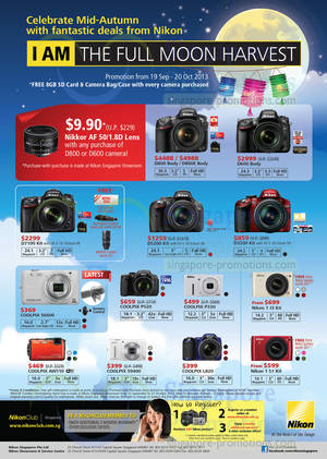Featured image for (EXPIRED) Nikon DSLR Digital Cameras & Coolpix Digital Cameras Promo Offers 19 Sep – 20 Oct 2013
