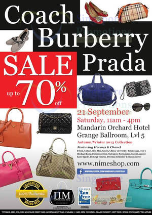 Featured image for (EXPIRED) Nimeshop Branded Handbags, Footwear & Sunglasses Sale Up To 70% Off 21 Sep 2013