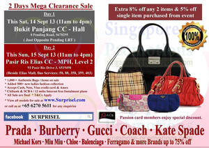Featured image for (EXPIRED) Surprisel Branded Handbags Sale Up To 75% Off 14 – 15 Sep 2013