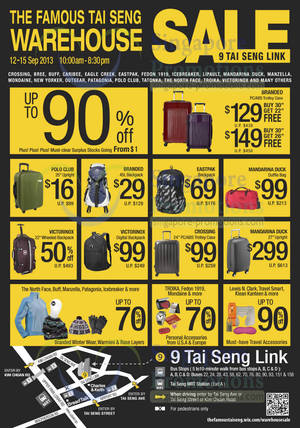 Featured image for (EXPIRED) The Famous Tai Seng Warehouse SALE @ 9 Tai Seng Link 12 – 15 Sep 2013
