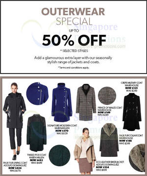 Featured image for (EXPIRED) F3 Up To 50% Off Adolfo Dominguez, Karen Millen & Warehouse Outerwear Promo 29 Oct – 17 Nov 2013