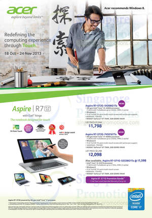 Featured image for (EXPIRED) Acer Notebooks, Desktop PCs & Tablets Promotion Offers 18 Oct – 24 Nov 2013
