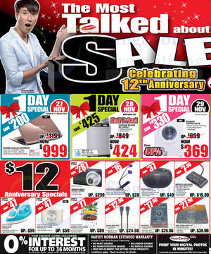 Featured image for (EXPIRED) Harvey Norman Digital Cameras, Furniture, Notebooks & Appliances Offers 27 Nov – 3 Dec 2013