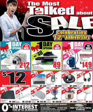 Featured image for (EXPIRED) Harvey Norman Digital Cameras, Furniture, Notebooks & Appliances Offers 13 – 17 Nov 2013