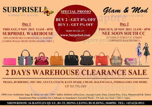 Featured image for (EXPIRED) Surprisel Branded Handbags Sale Up To 75% Off 9 – 10 Nov 2013