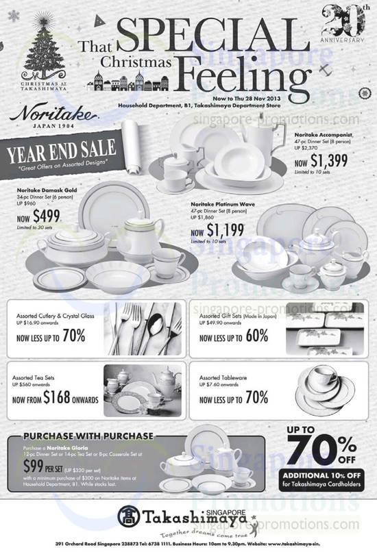 Takashimaya Noritake 15 Nov 2013