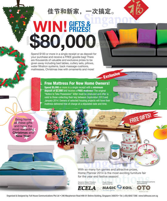 Win 80000 Dollars Prizes, Free Mattress