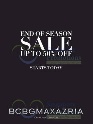 Featured image for (EXPIRED) Bcbgmaxazria End of Season Sale Up To 50% Off 5 Dec 2013 – 12 Jan 2014