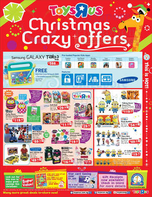 Featured image for (EXPIRED) Toys “R” Us & Babies “R” Us Christmas Promotion Offers 7 – 26 Dec 2013