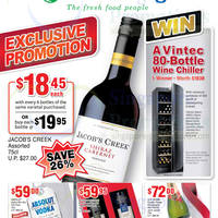 Read more about Cold Storage Jacob's Creek Wines & Other Offers 13 - 18 Dec 2013