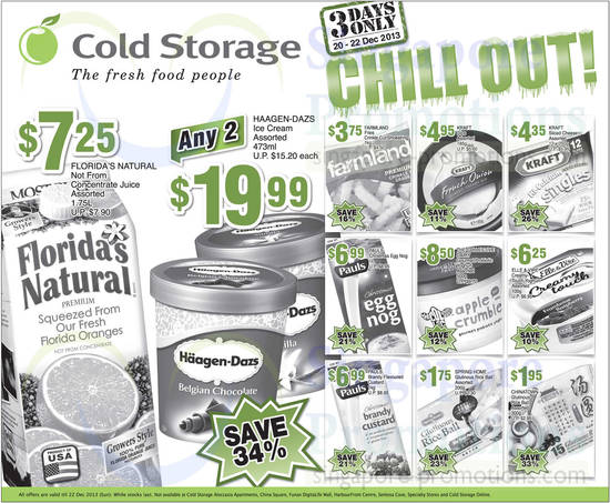 Cold Storage Chill Out 20 Dec 2013